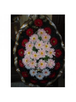 Венок из искусственных цветов 82